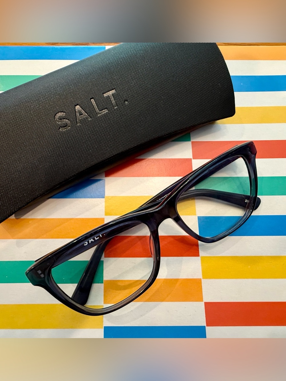 SALT Frames 'Lynette' - translucent deep blue (size 54 🔲 140)